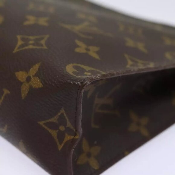 AUTHENTICITY GUARANTEED LOUIS VUITTON Monogram Poche Toilette Pouch - Picture 9 of 16